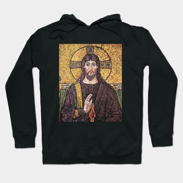 Jesus Christ Mozaic Hoodie by Embrace Masculinity